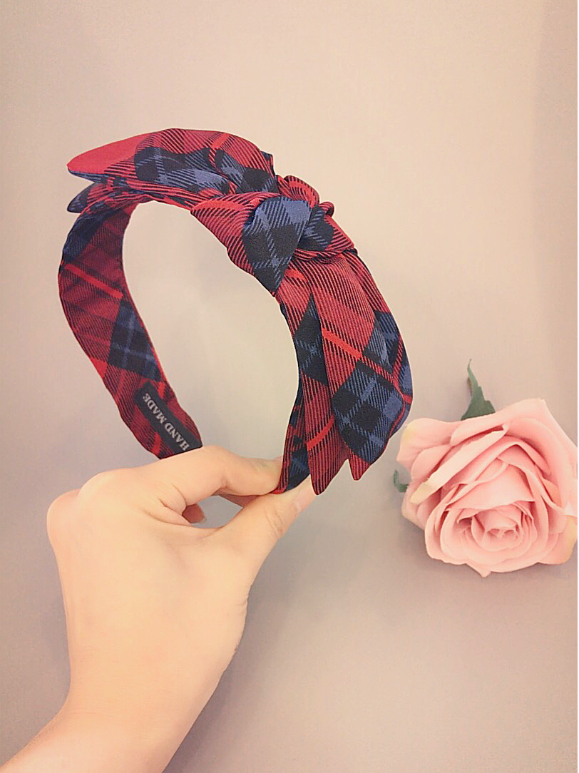 Hair Accessories Urban Popular Check Winter King R