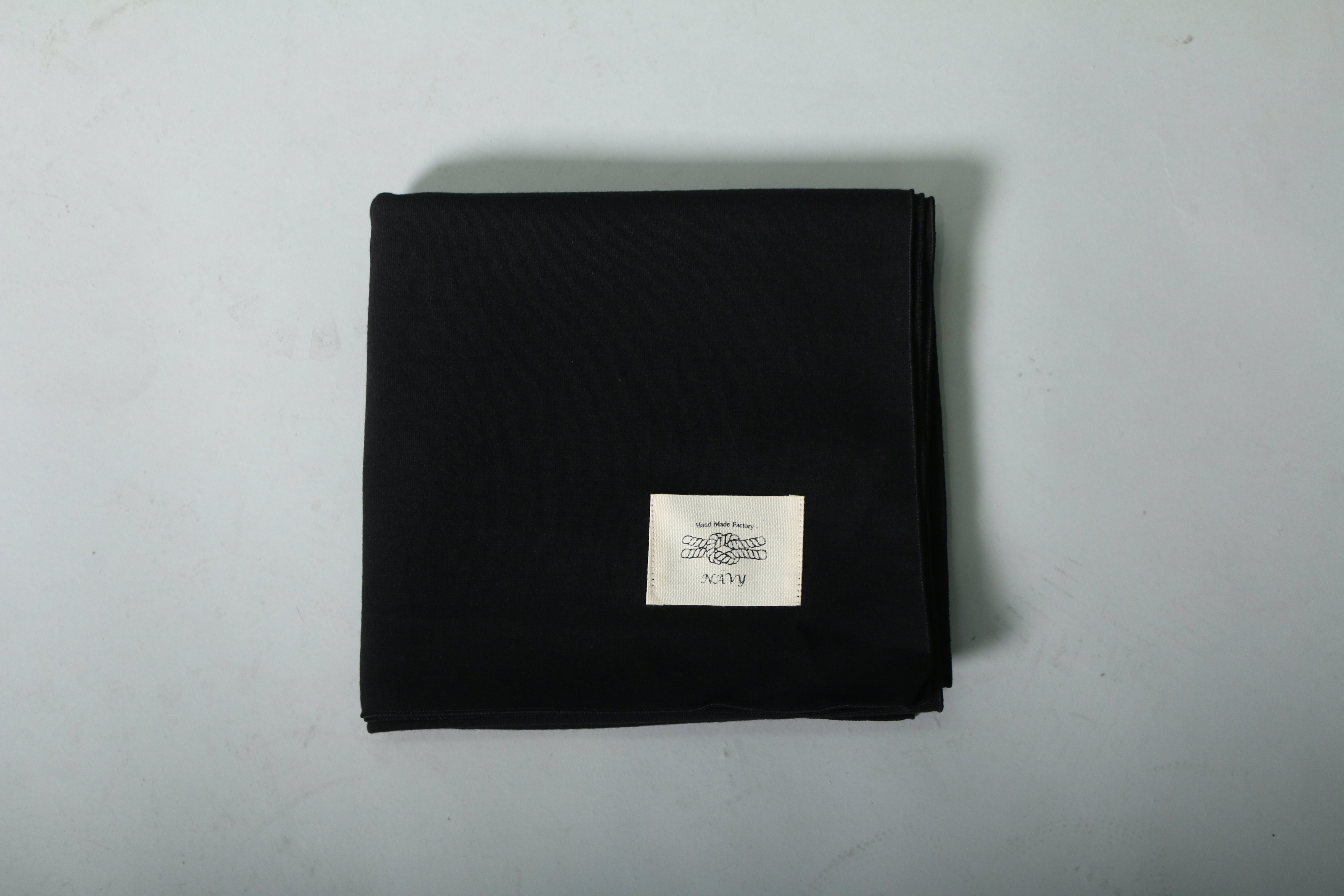 Self-produced cotton scarf muffler black blue Scar