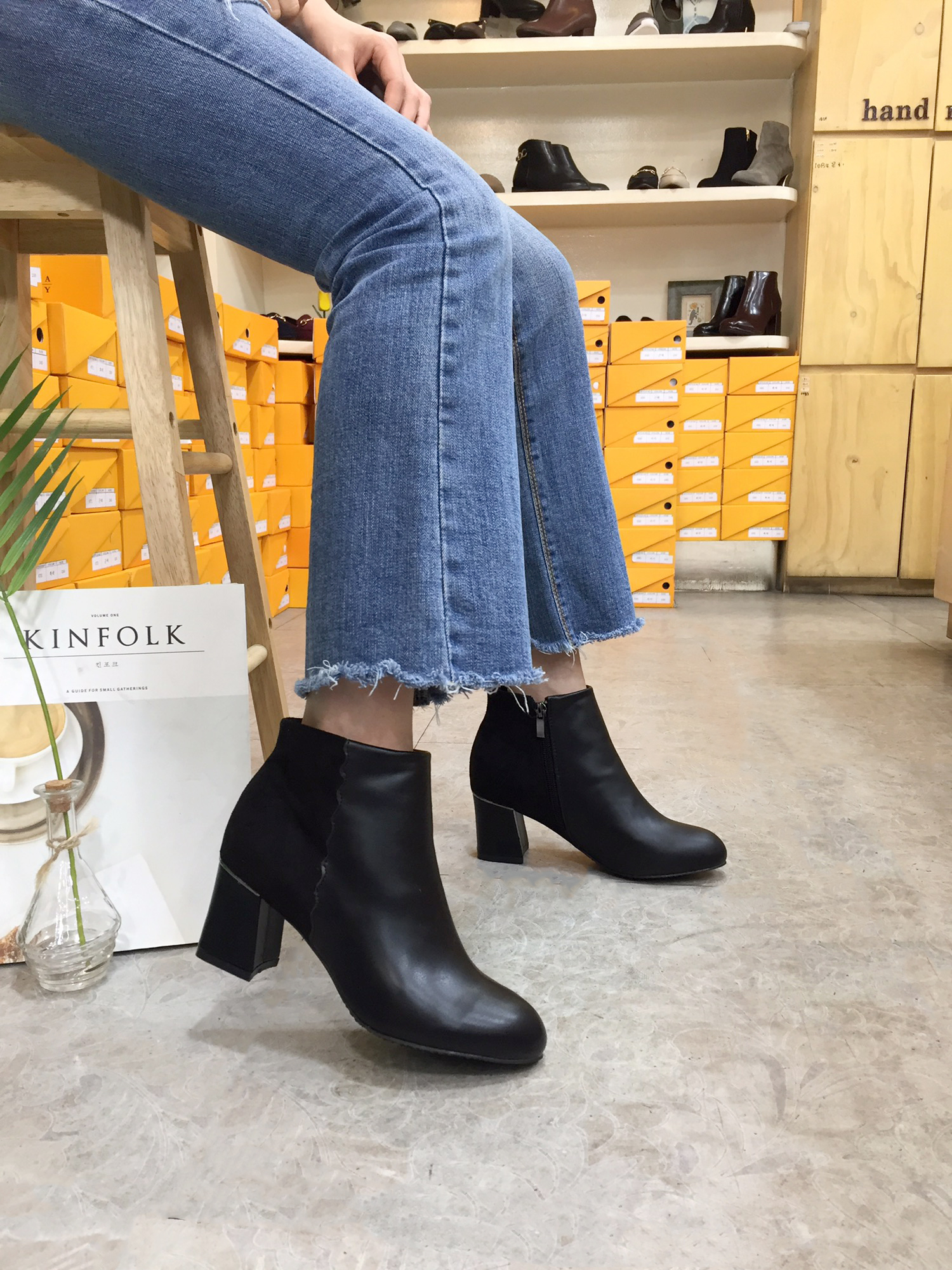 7cm Wavy Suede Color Zipper Decorative Chalice Ank