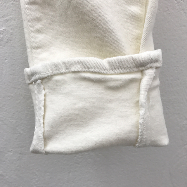 Korea Jeans Pants White Skinny Brushed Jeans Winte