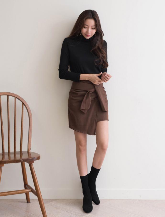 Kane's Slim Suede Middle Angle Boots 6cm Span A