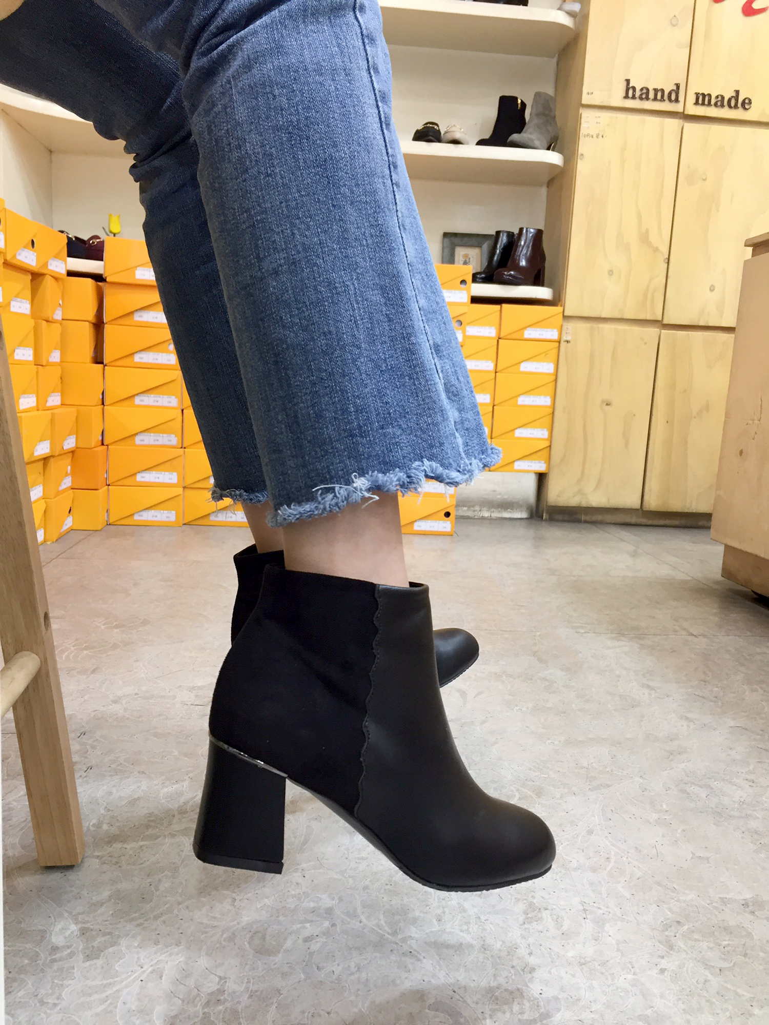 7cm Wavy Suede Color Zipper Decorative Chalice Ank