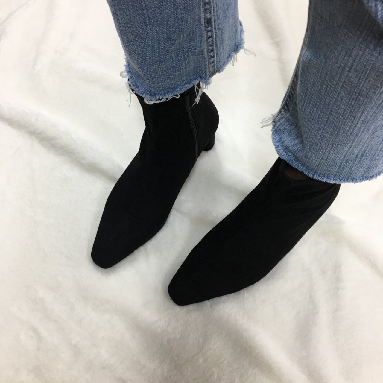 Middle Suede Angle Boots Span Ankle Hill Socks Soc