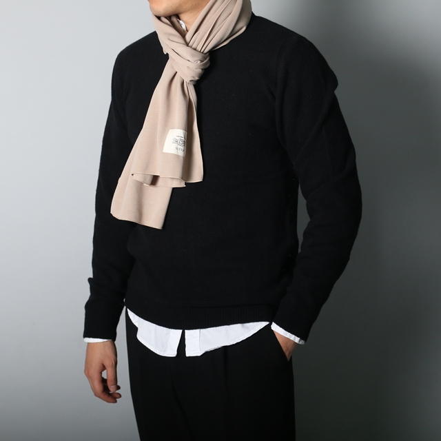 Self-produced cotton scarf muffler black blue Scar