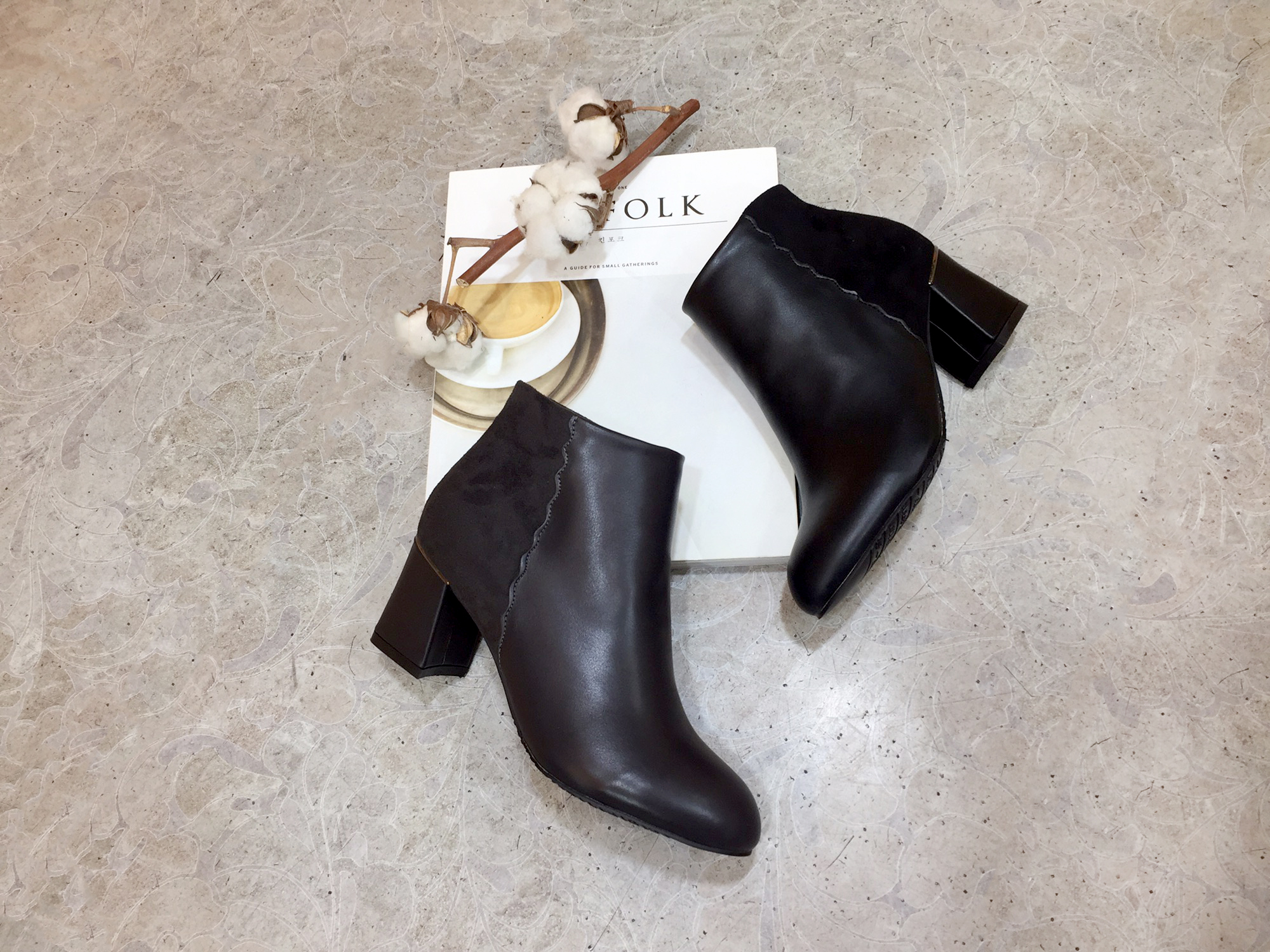 7cm Wavy Suede Color Zipper Decorative Chalice Ank