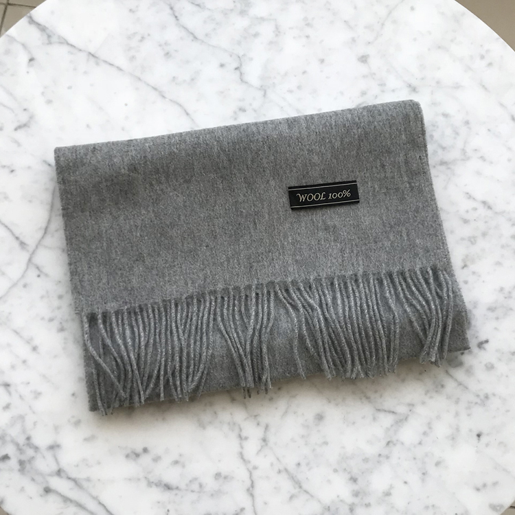 Winter Wool 100 Muffler - 10 Color Unisex Public G