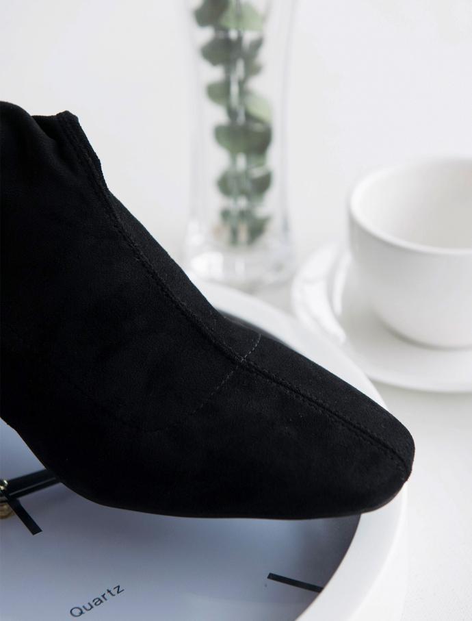 Kane's Slim Suede Middle Angle Boots 6cm Span A