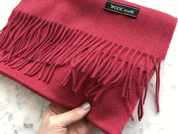 Winter Wool 100 Muffler - 10 Color Unisex Public G