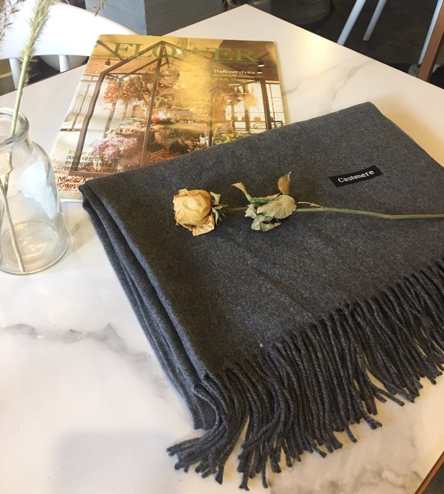 Winter cashmere muffler female man shawl gift girl