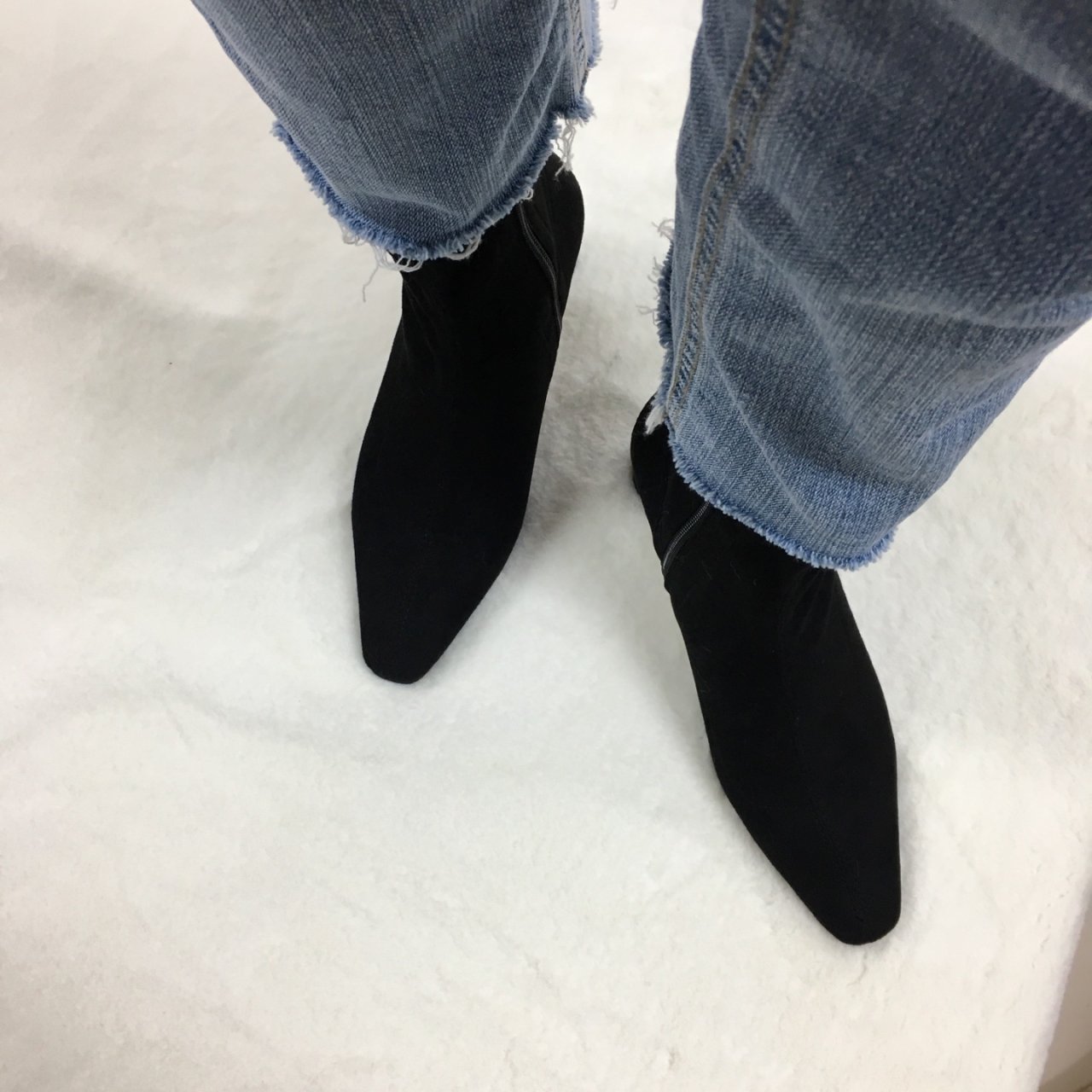 Middle Suede Angle Boots Span Ankle Hill Socks Soc