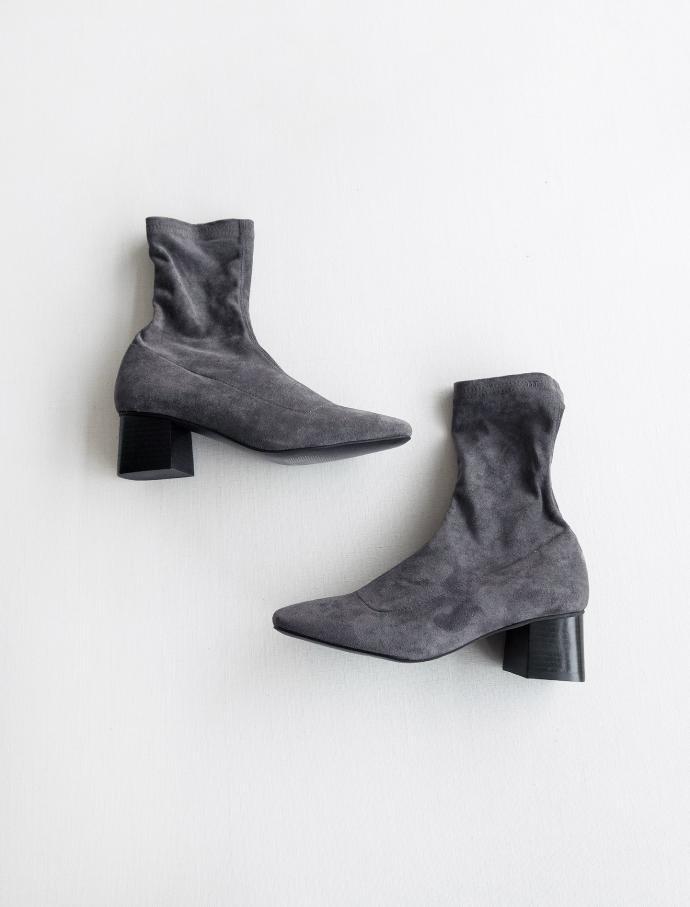 Kane's Slim Suede Middle Angle Boots 6cm Span A