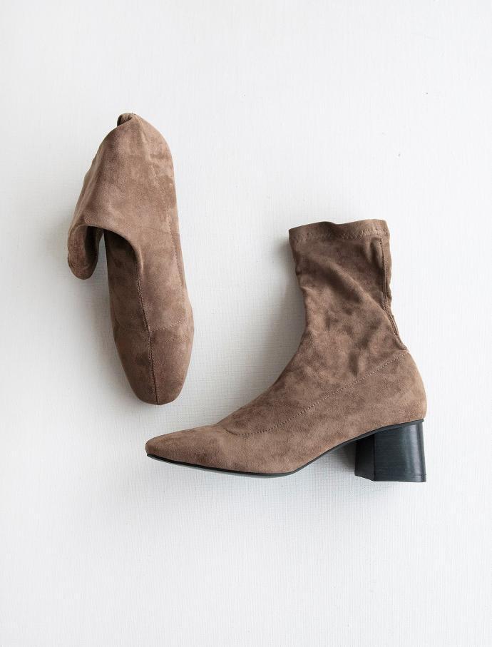 Kane's Slim Suede Middle Angle Boots 6cm Span A