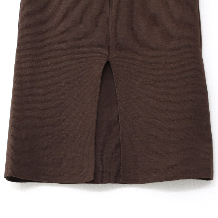 Knit Mermaid Long Skirt Midi Span High Back