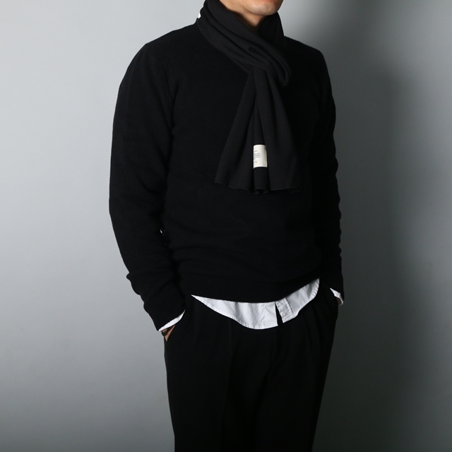 Self-produced cotton scarf muffler black blue Scar