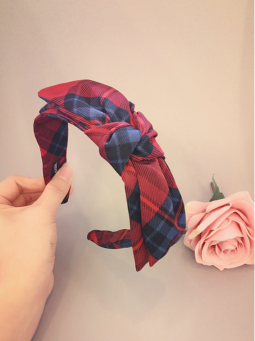 Hair Accessories Urban Popular Check Winter King R