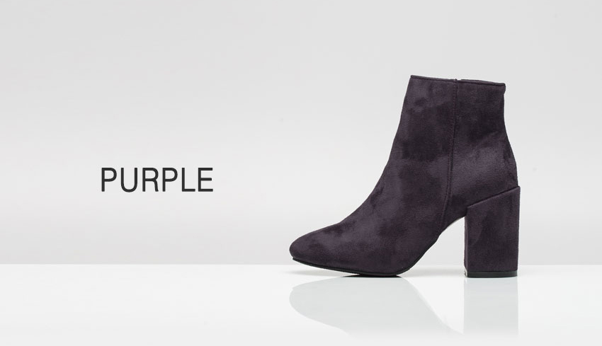 Women Suede Ankle Boots Heeled high-necked angles 