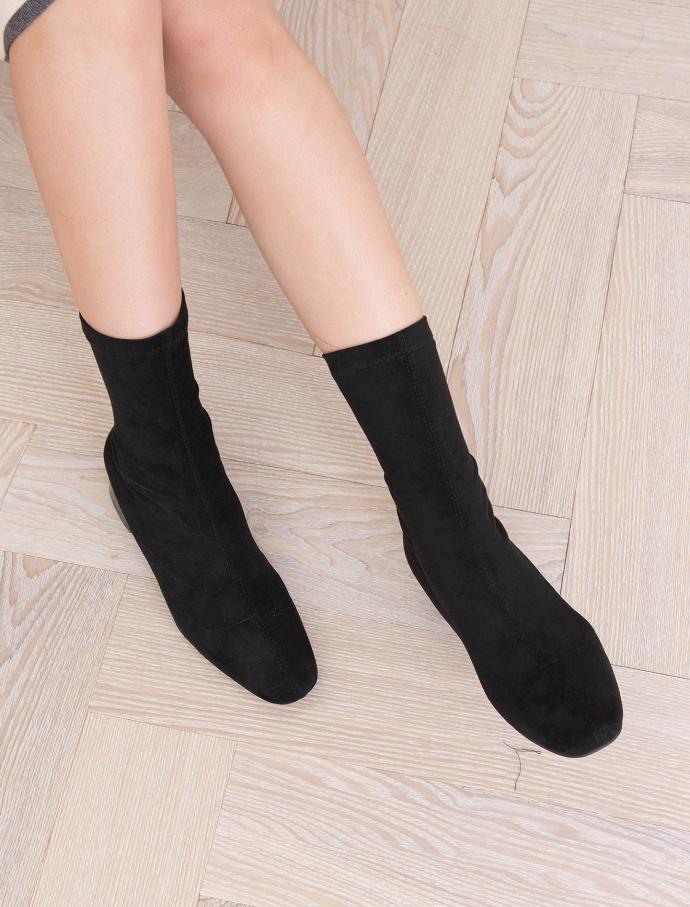 Kane's Slim Suede Middle Angle Boots 6cm Span A