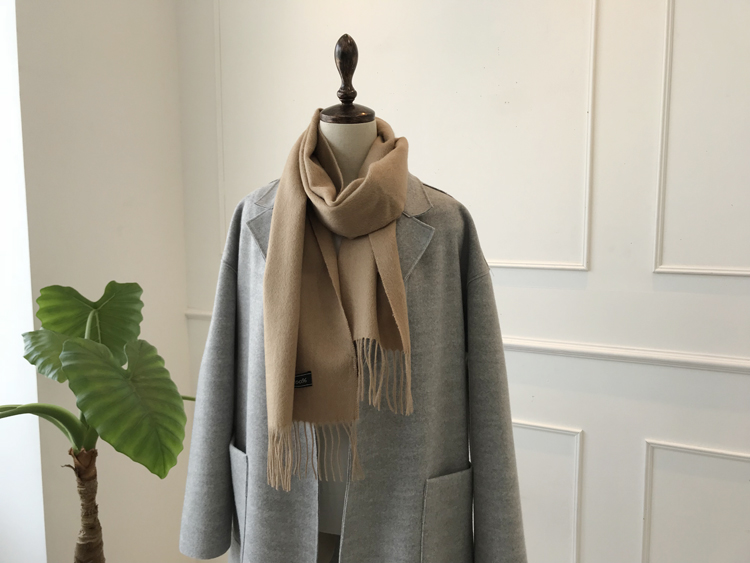 Winter Wool 100 Muffler - 10 Color Unisex Public G