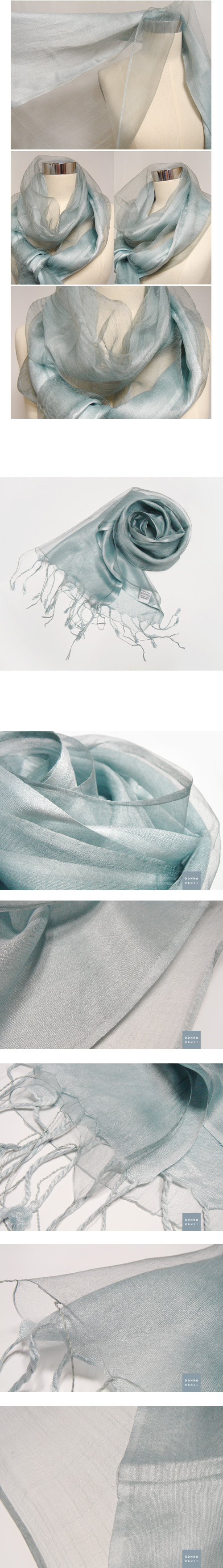 Balloon Silk 50% Color Scarf Scarf 7 Color Fall Ch