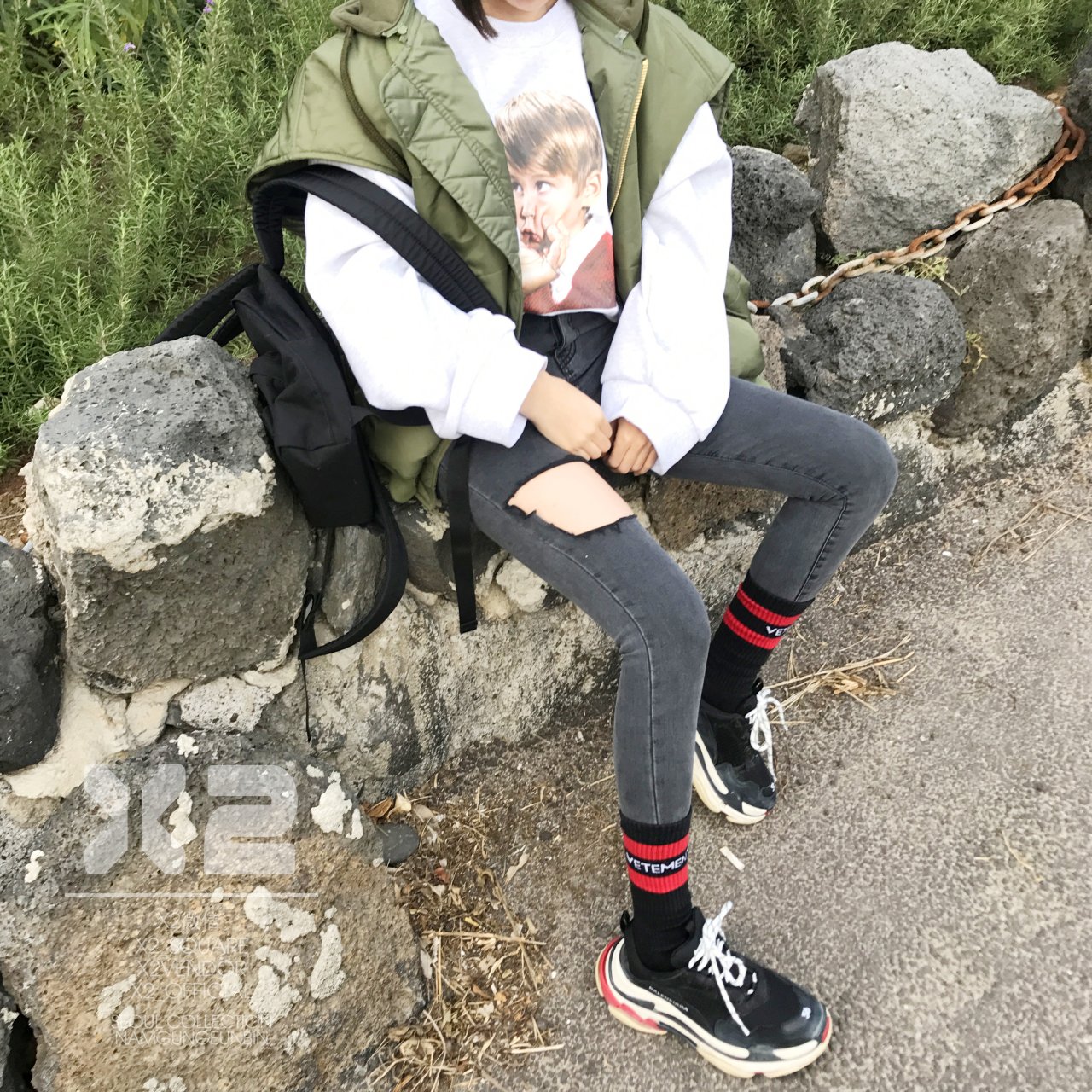 Korea Jeans Pants Squared Grace Skinny x2 Vintage 