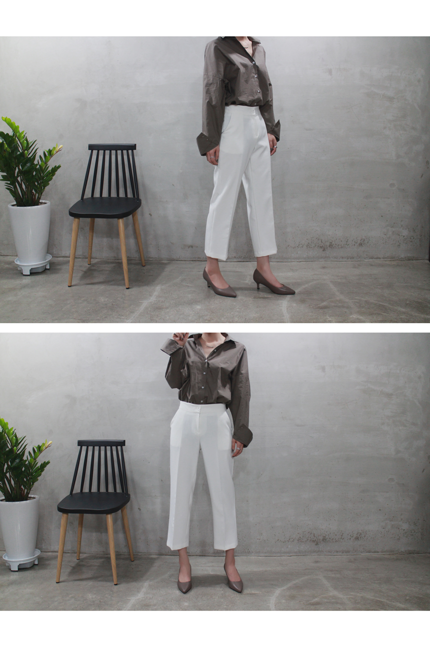 Handmade Cowhide Stiletto Mid Hill 5cm Women's 