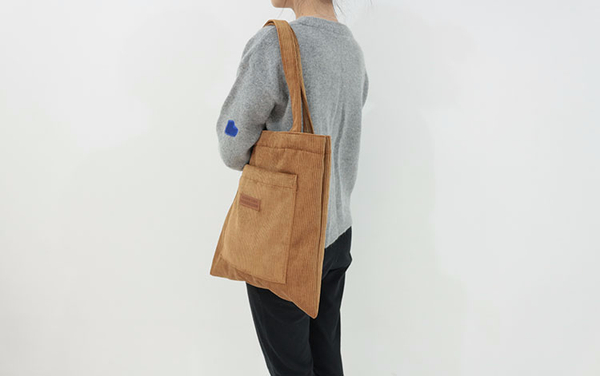 Domestic Golden pocket Eco-bag 4 colors Corduroy D