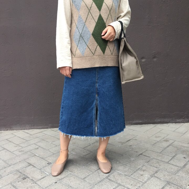 Denim Skirt This line Daily denim skirts Coats and