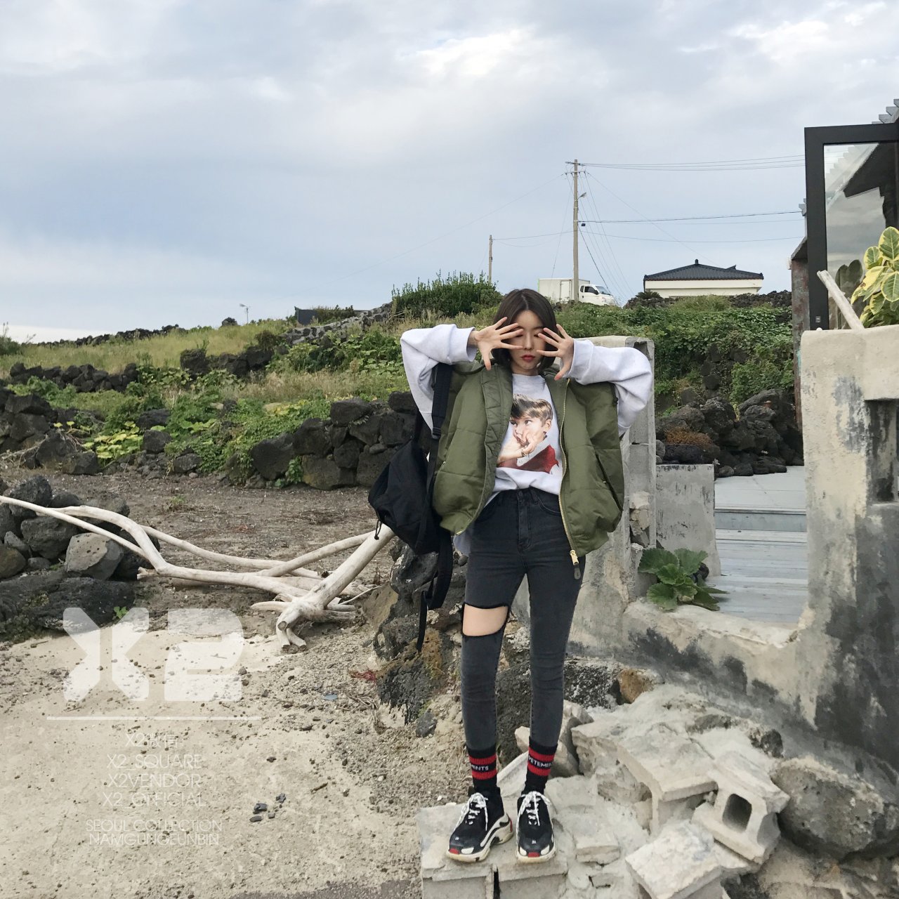 Korea Jeans Pants Squared Grace Skinny x2 Vintage 