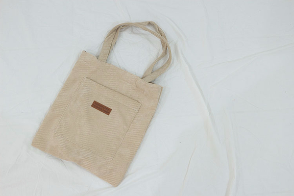 Domestic Golden pocket Eco-bag 4 colors Corduroy D