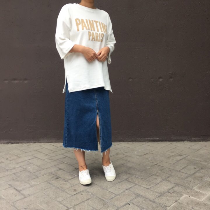 Denim Skirt This line Daily denim skirts Coats and