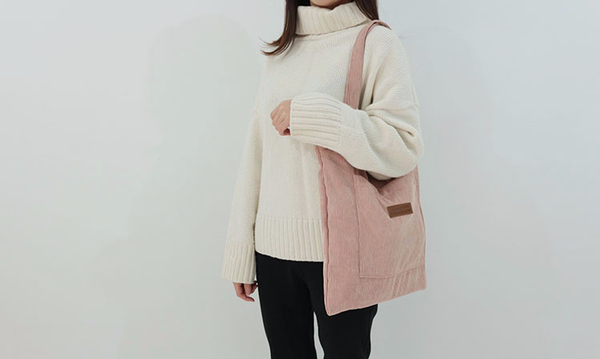 Domestic Golden pocket Eco-bag 4 colors Corduroy D