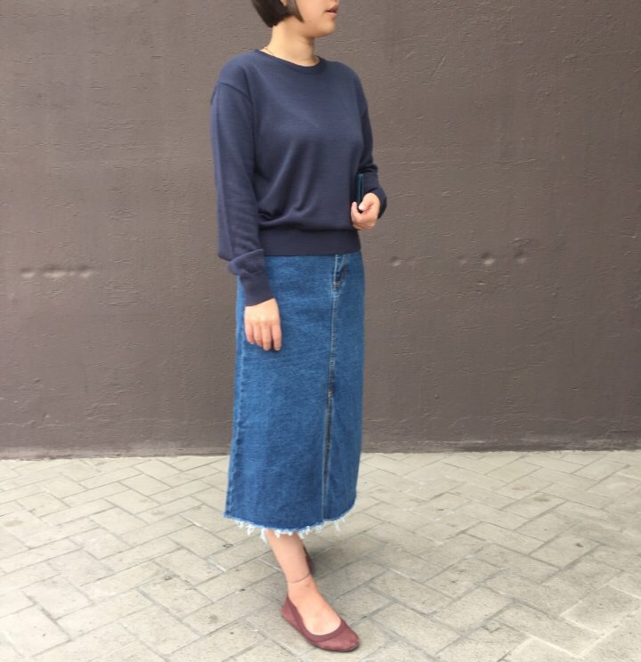 Denim Skirt This line Daily denim skirts Coats and
