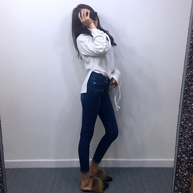 Korea Jeans Pants Jincheng Skinny Vickers Denim Pa