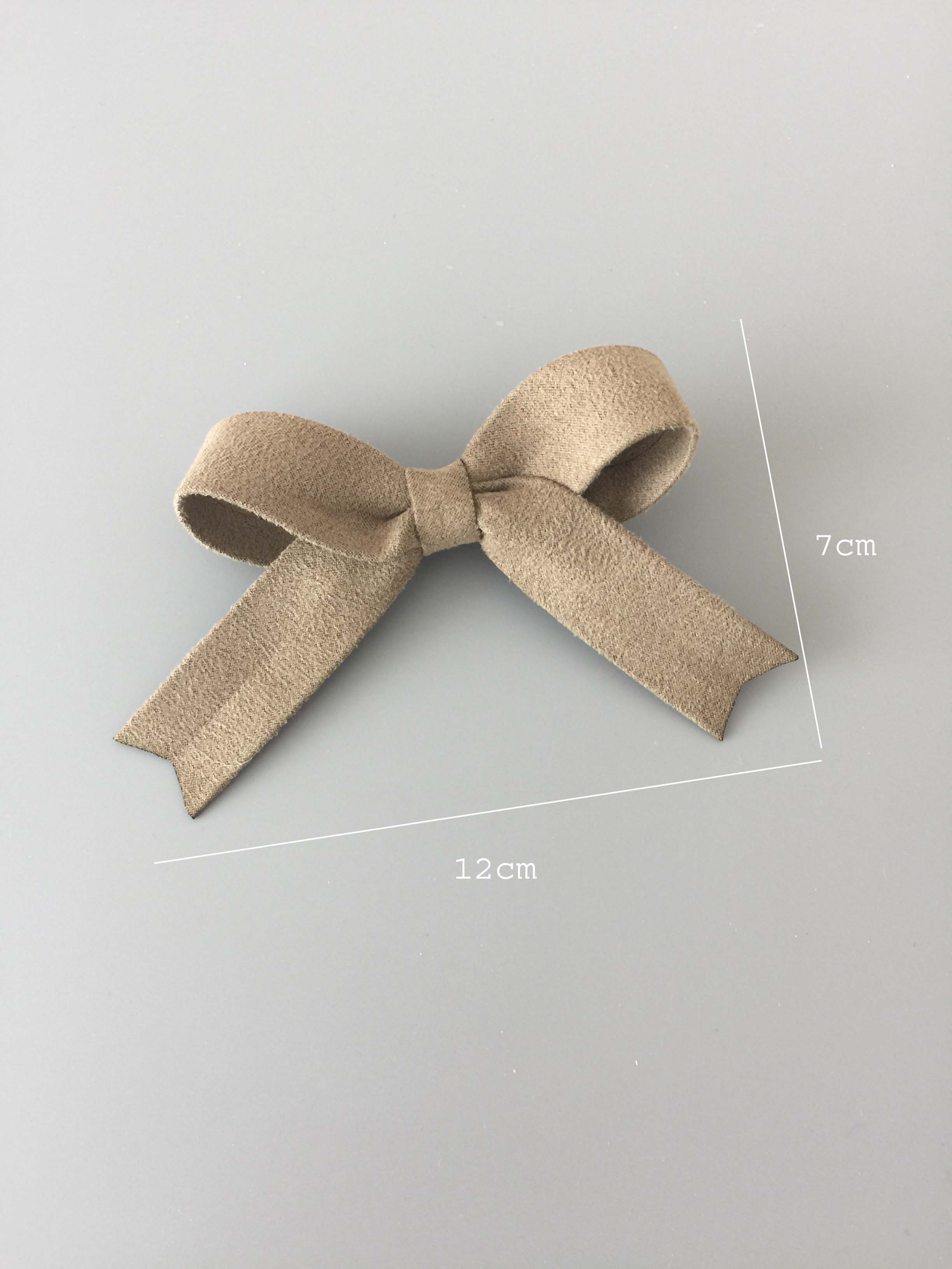 Hair Accessories Suede Ribbon Pin Toddler Hairpin 