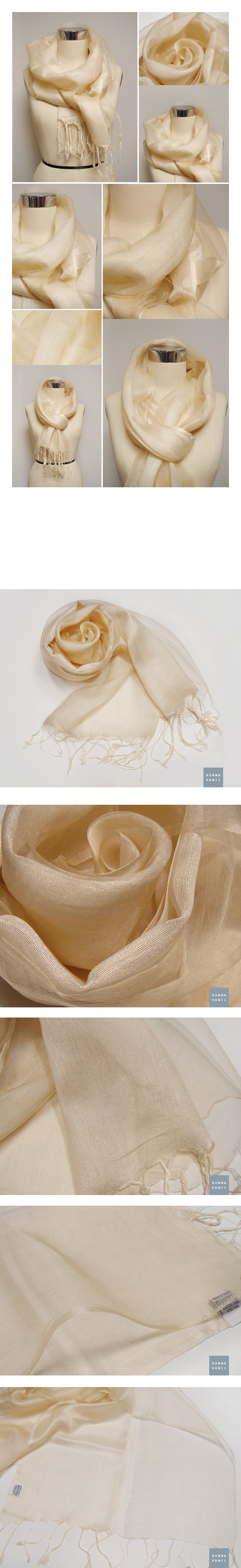 Balloon Silk 50% Color Scarf Scarf 7 Color Fall Ch