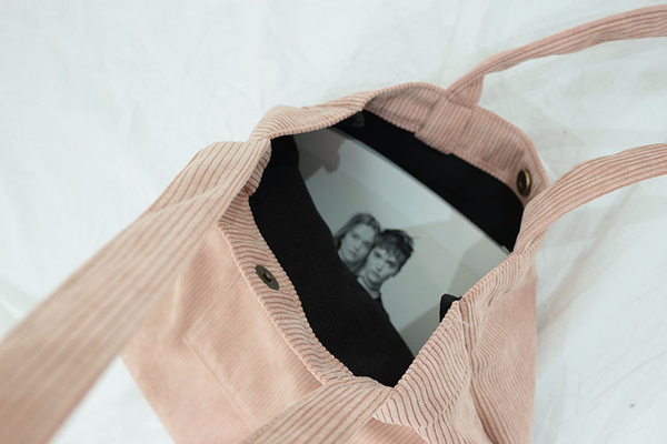 Domestic Golden pocket Eco-bag 4 colors Corduroy D