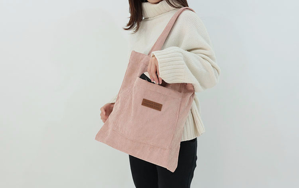 Domestic Golden pocket Eco-bag 4 colors Corduroy D