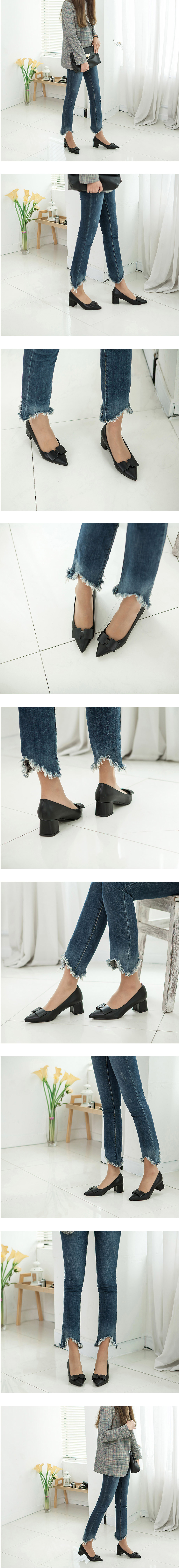 Leather ribbon stiletto 5cm 225mm ~ 250mm 3color C