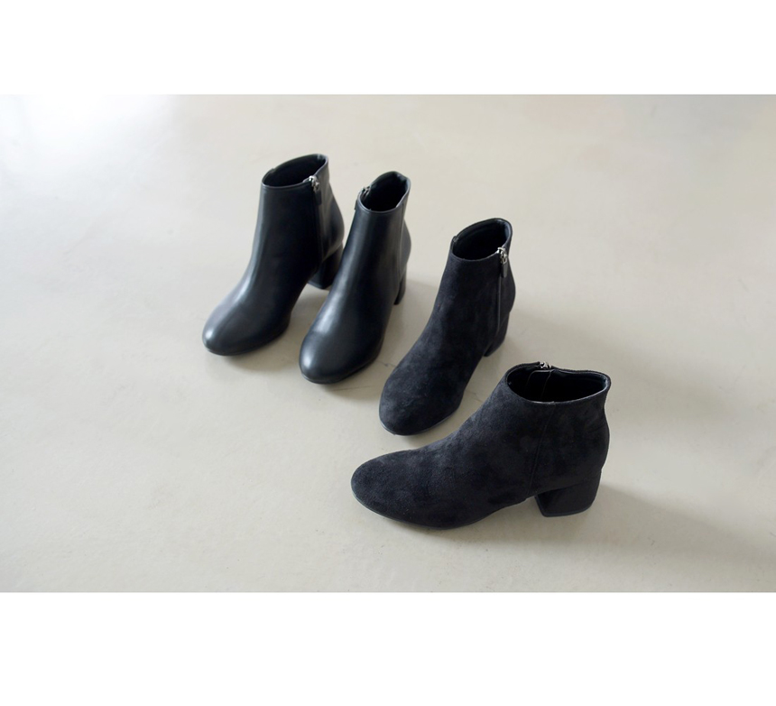 Female Ankle Boots Suede Tongue Angle Domestic Sue