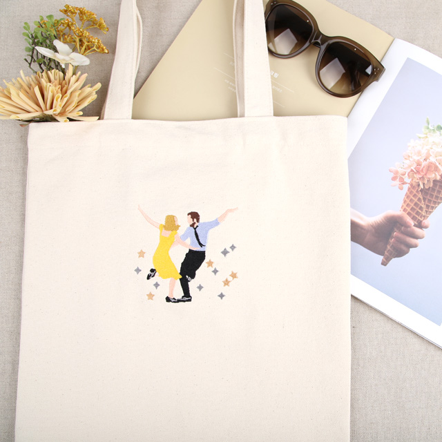 Lara Land Embroidery Eco Bag embroidery Women's