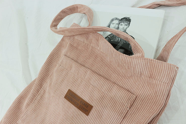Domestic Golden pocket Eco-bag 4 colors Corduroy D