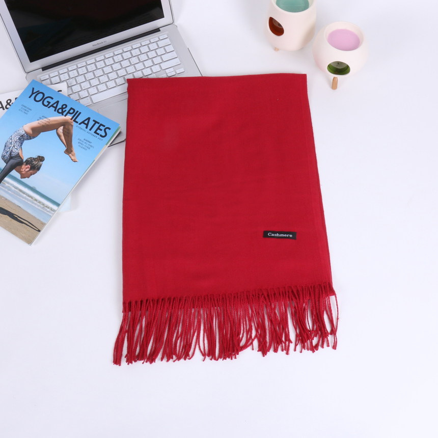 Premium Cashmere 80 muffler gift wrapping unisex p