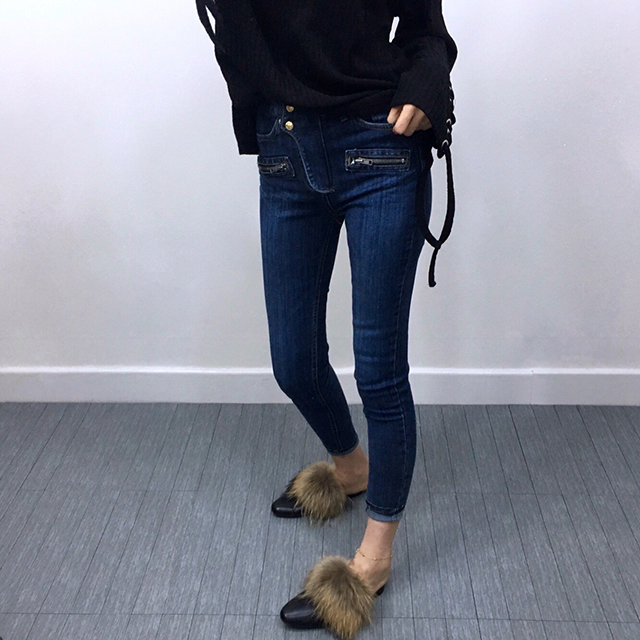 Korea Jeans Pants Jincheng Skinny Vickers Denim Pa