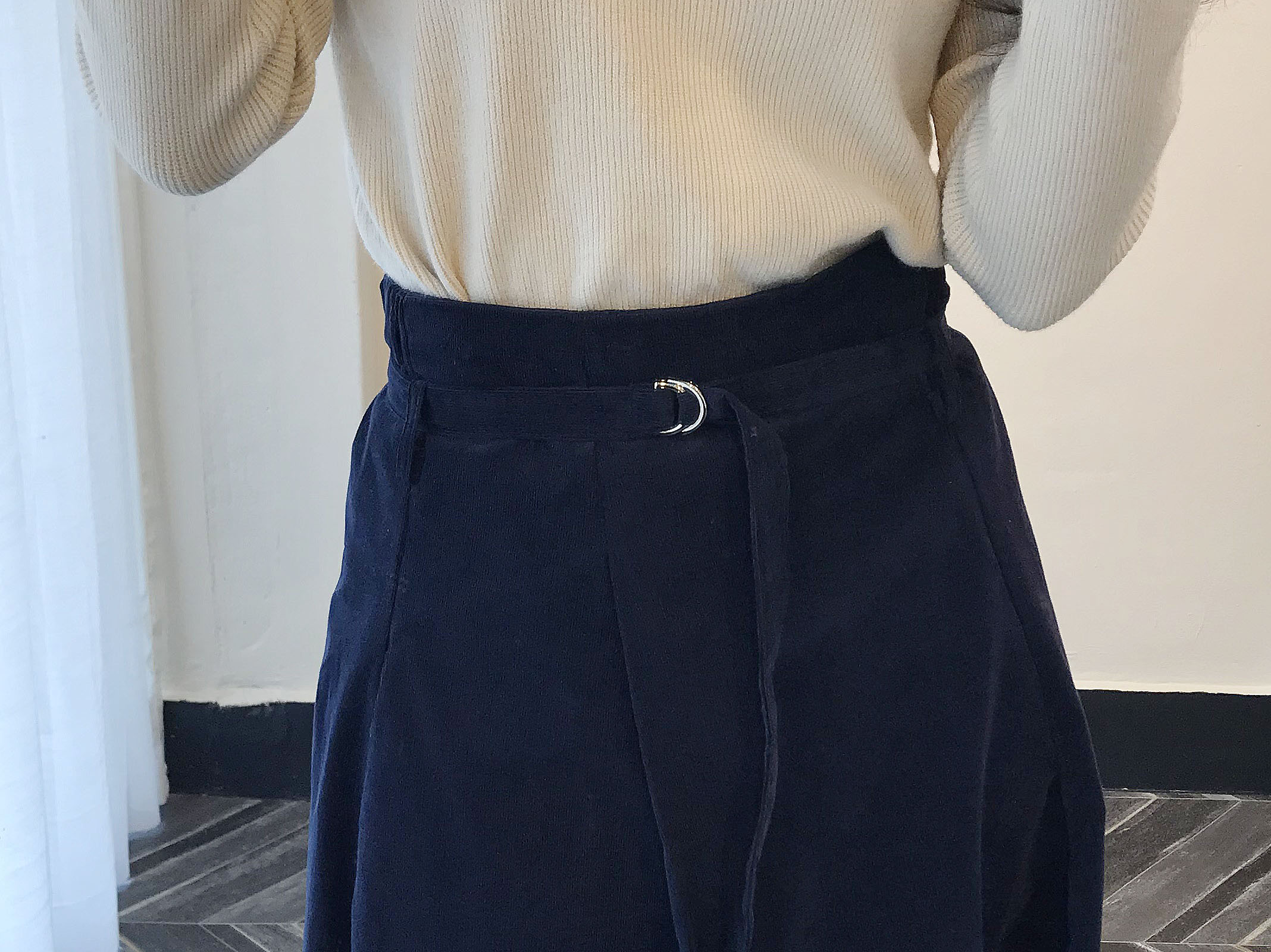 Long skirt 2color skirt autumn