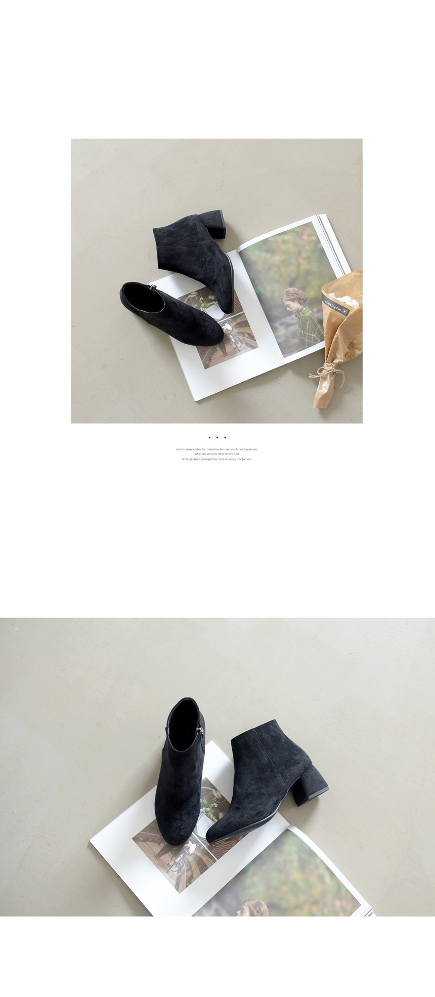 Female Ankle Boots Suede Tongue Angle Domestic Sue