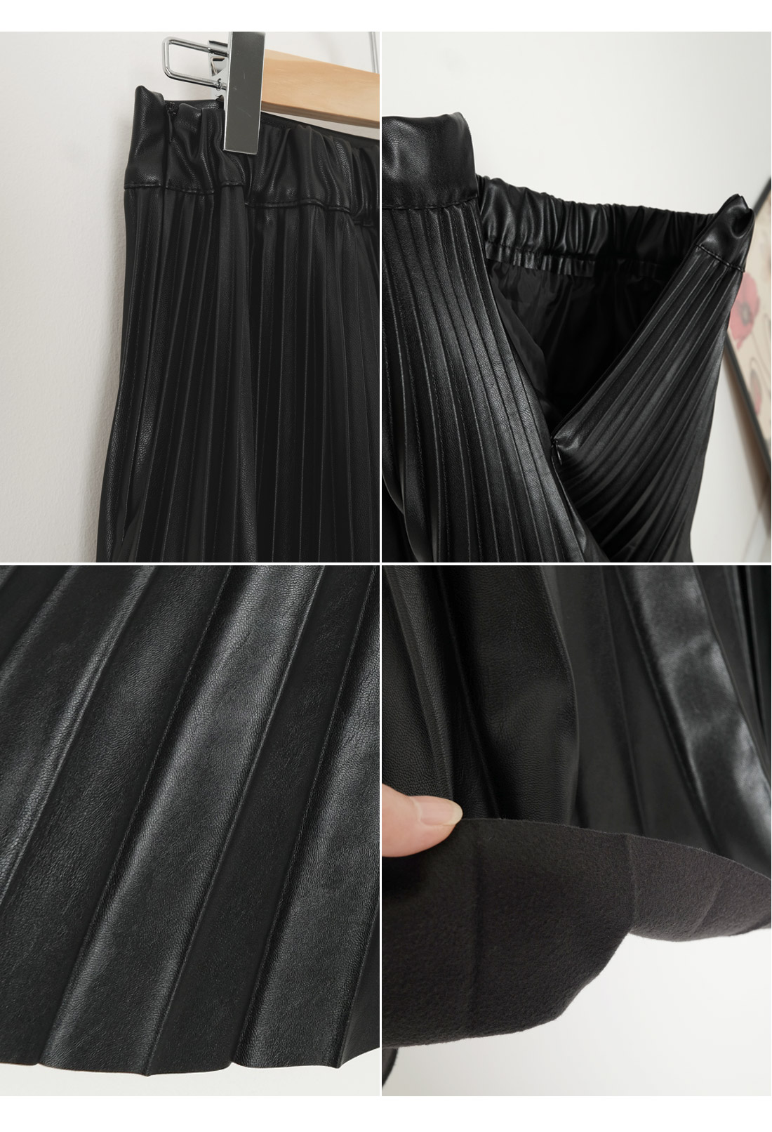 Bloom Mono Premium Reza Long Pleated Skirt Easy Bl