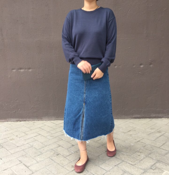 Denim Skirt This line Daily denim skirts Coats and