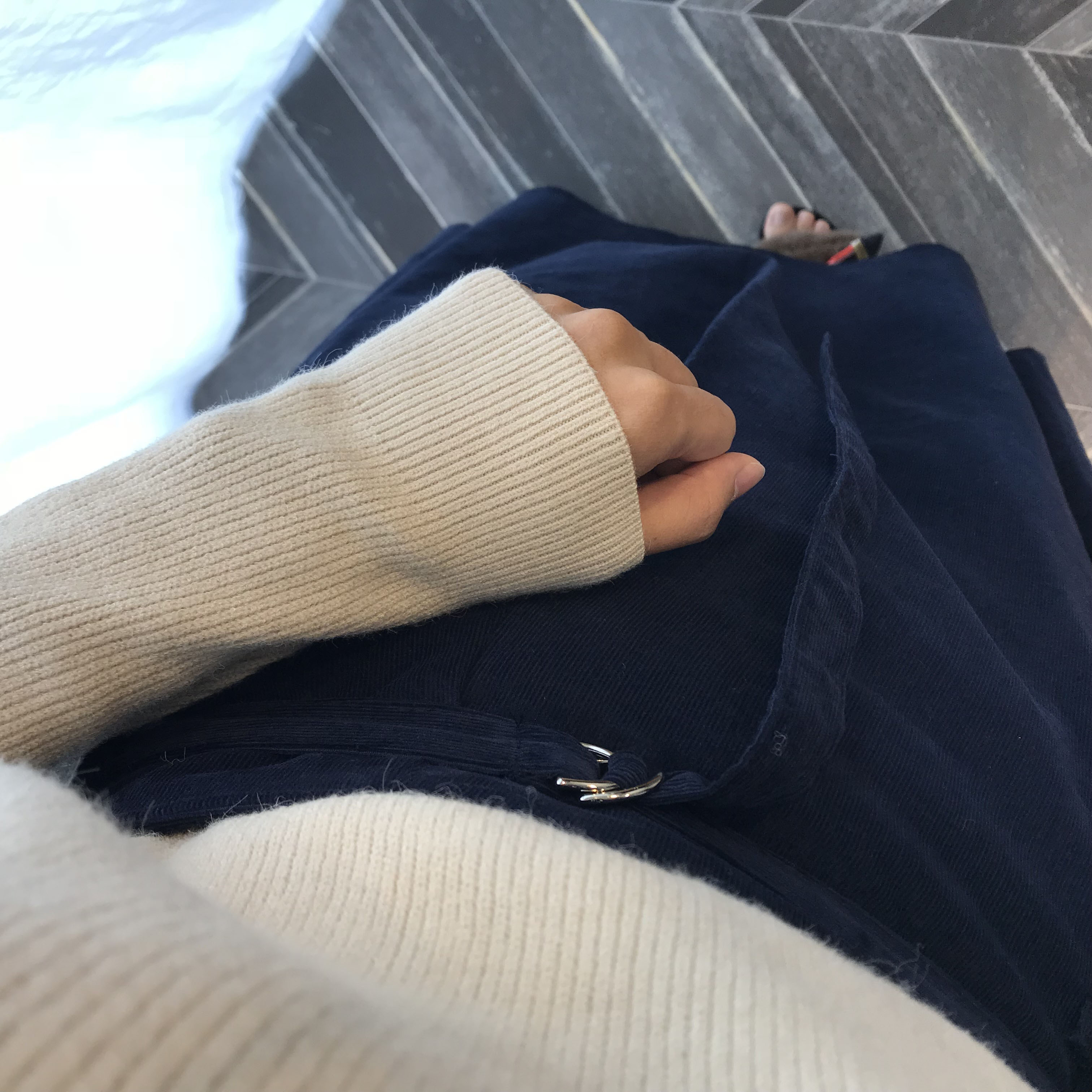 Long skirt 2color skirt autumn