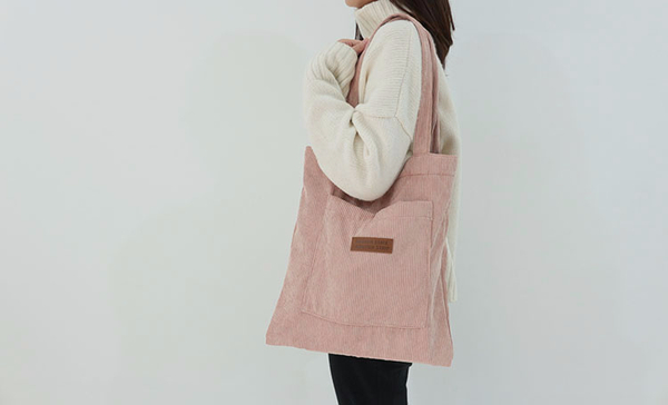 Domestic Golden pocket Eco-bag 4 colors Corduroy D