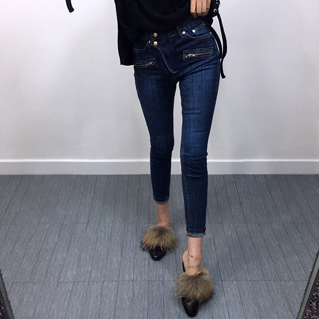 Korea Jeans Pants Jincheng Skinny Vickers Denim Pa